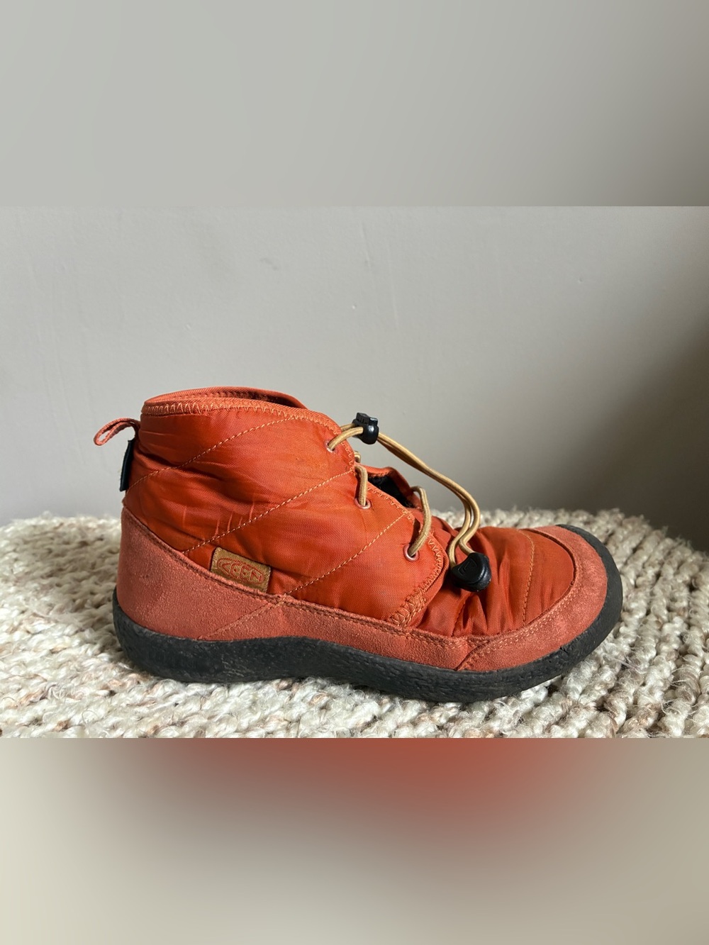 Keen Kids Orange Lace-Up Chukka Boots - Picture 6 of 9